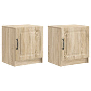 Nachtkastje 2 stuks Sonoma Eiken 43x35x47 cm