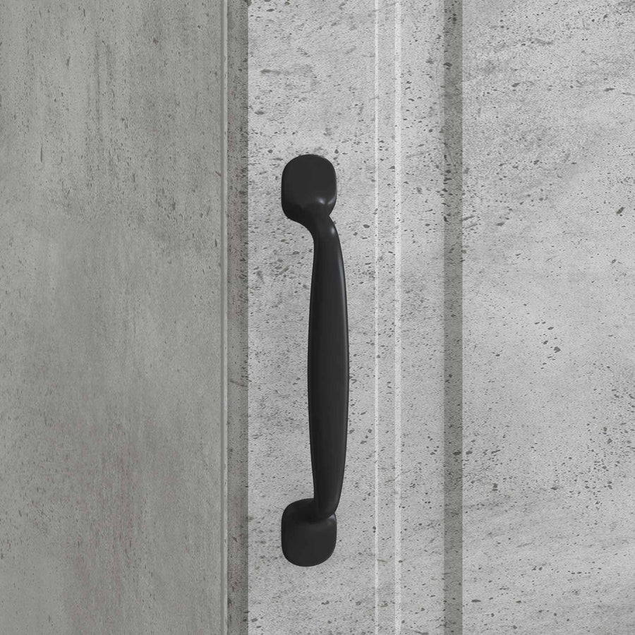 Nachtkastje Betongrijs 43 x 34,5 x 47 cm Bewerkt hout