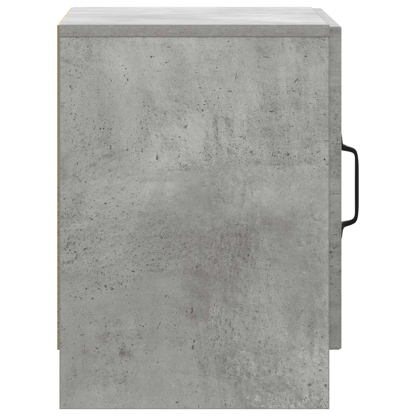 Nachtkastje Betongrijs 43 x 34,5 x 47 cm Bewerkt hout