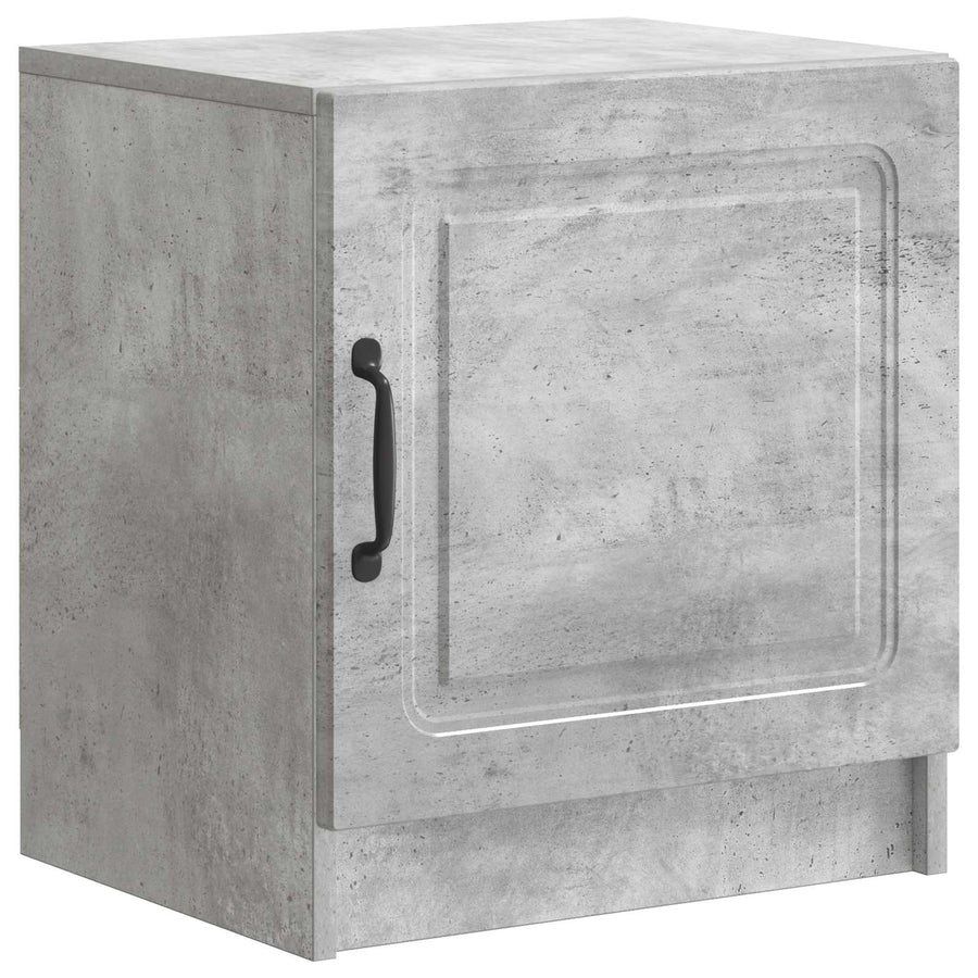Nachtkastje 2 pcs Betongrijs 43 x 34,5 x 47 cm Bewerkt hout