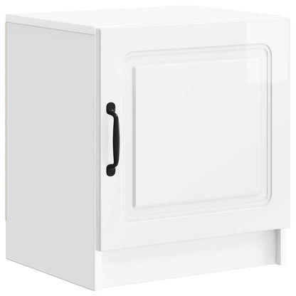 Nachtkastje 2 pcs Hoogglans Wit 43 x 34,5 x 47 cm Bewerkt hout