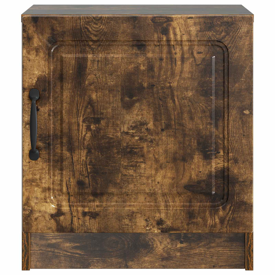 Nachtkastje Gerookt eiken 43 x 34,5 x 47 cm Bewerkt hout