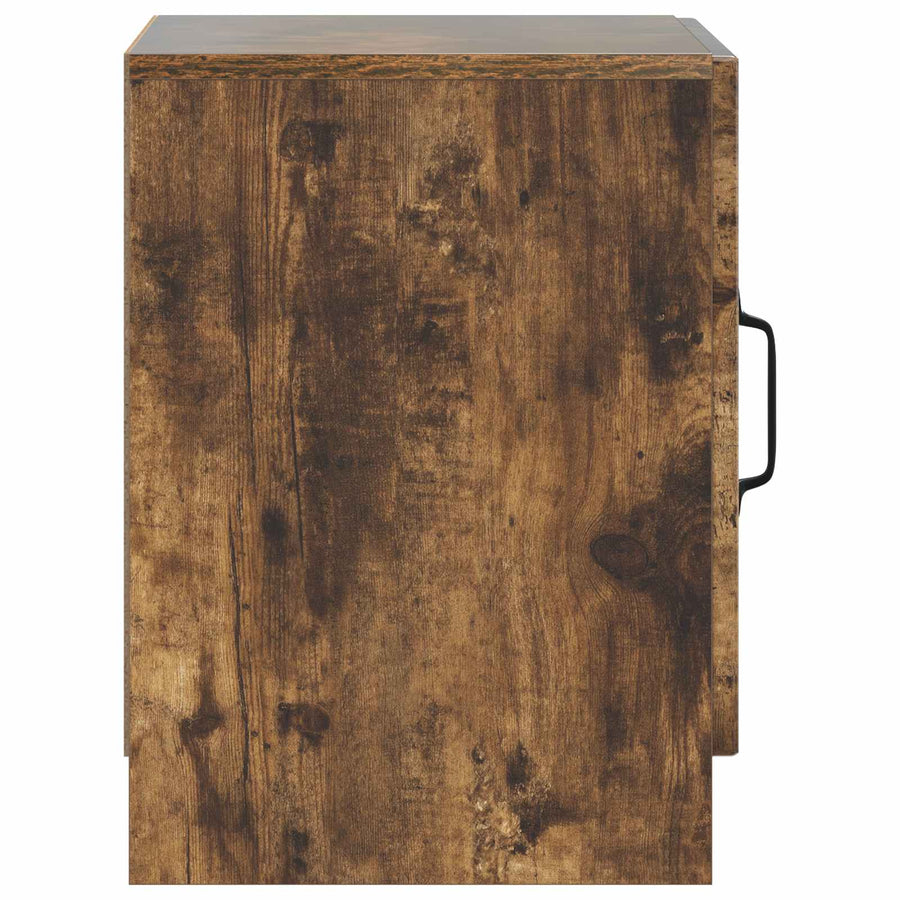 Nachtkastje Gerookt eiken 43 x 34,5 x 47 cm Bewerkt hout