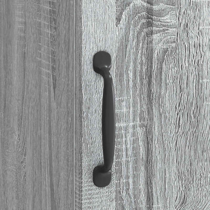 Nachtkastje Grijs sonoma 43 x 34,5 x 47 cm Bewerkt hout