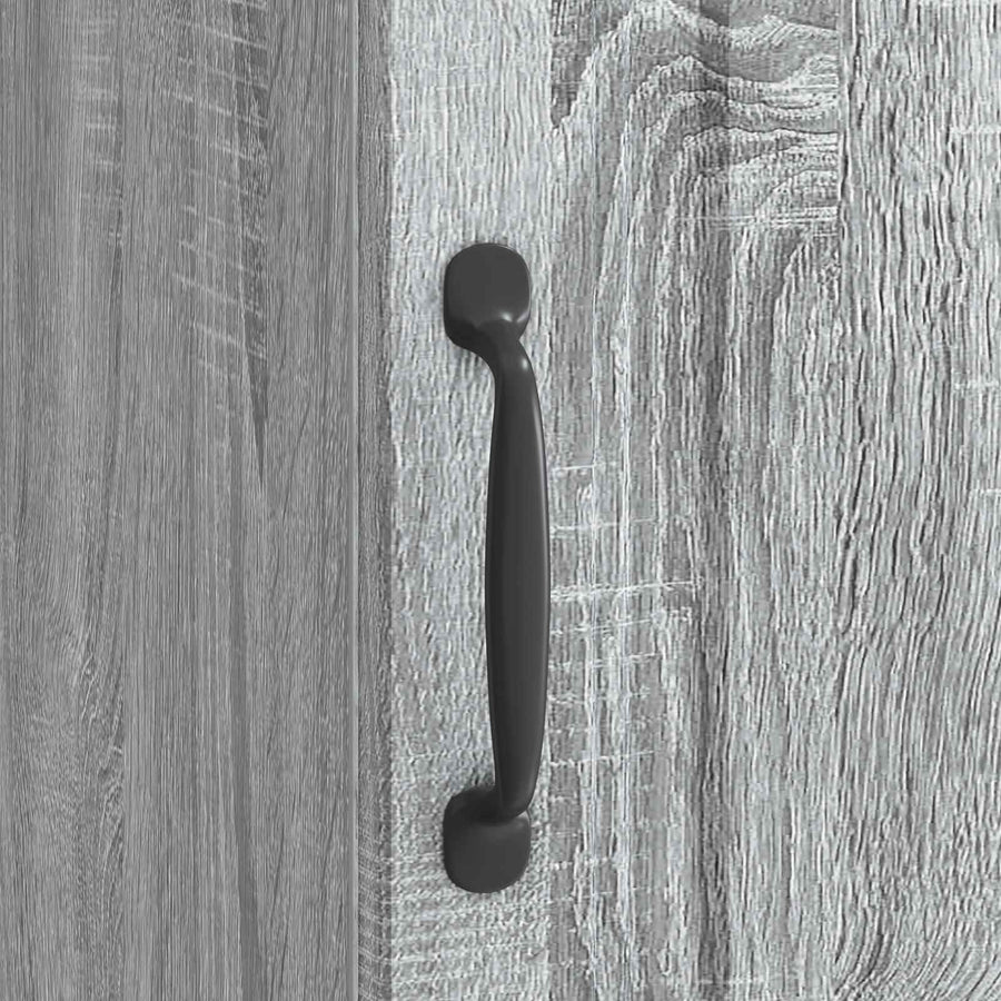 Nachtkastje Grijs sonoma 43 x 34,5 x 47 cm Bewerkt hout