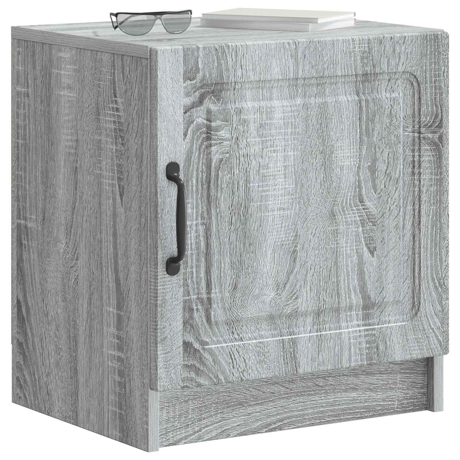 Nachtkastje Grijs sonoma 43 x 34,5 x 47 cm Bewerkt hout