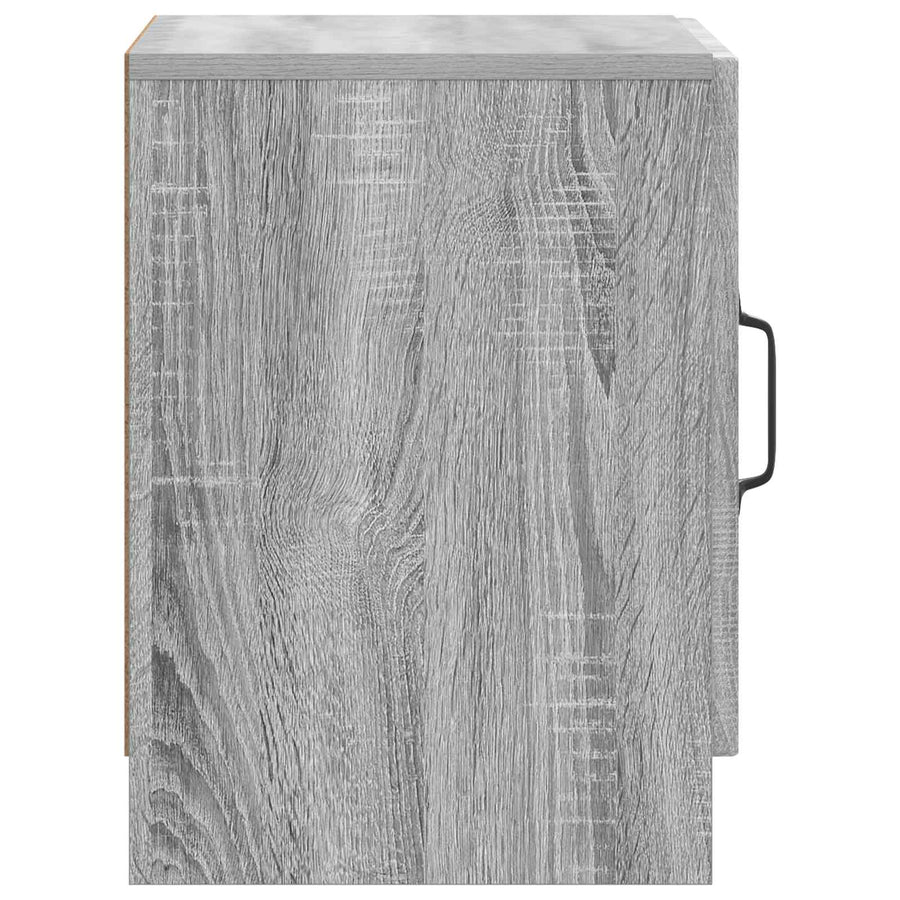 Nachtkastje Grijs sonoma 43 x 34,5 x 47 cm Bewerkt hout