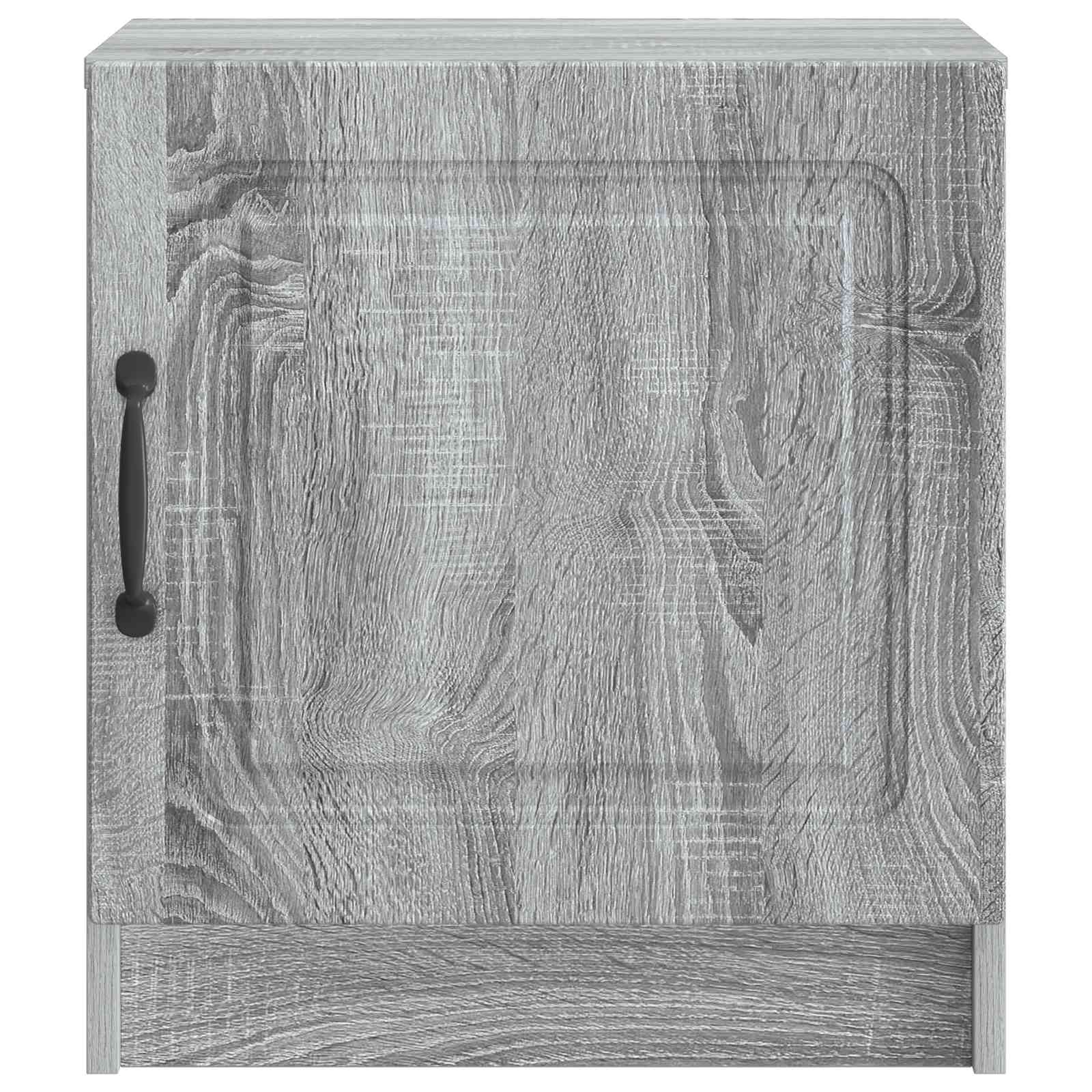 Nachtkastje 2 pcs Grijs sonoma 43 x 34,5 x 47 cm Bewerkt hout