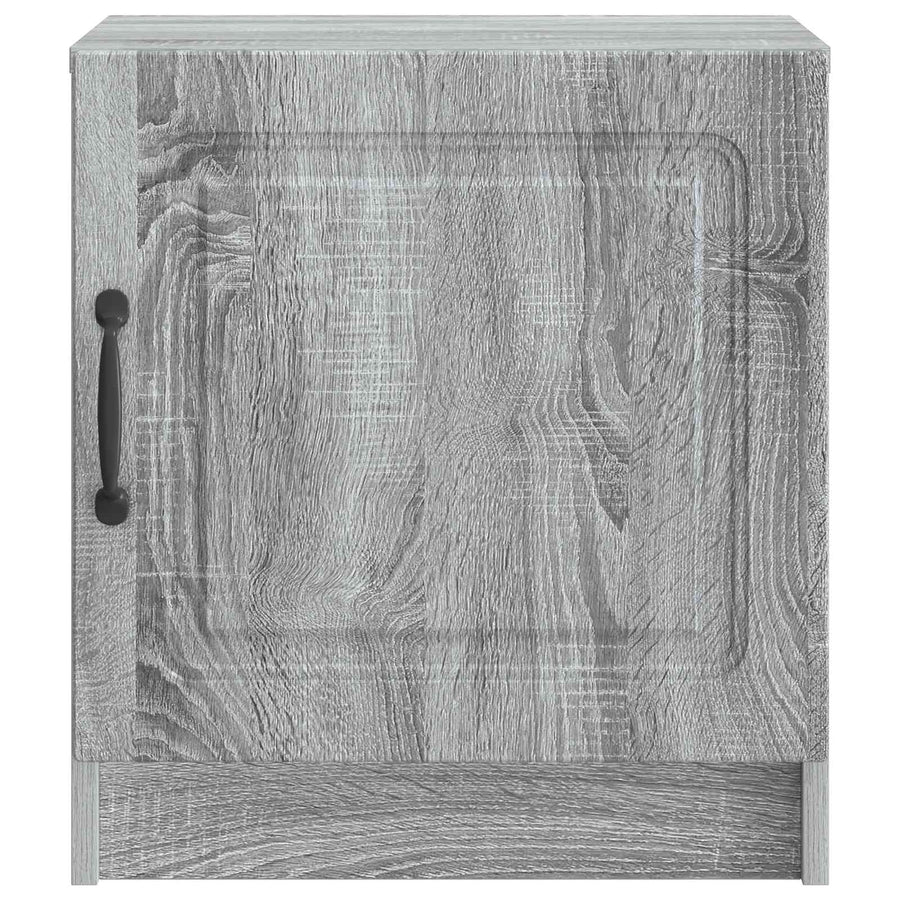 Nachtkastje 2 pcs Grijs sonoma 43 x 34,5 x 47 cm Bewerkt hout