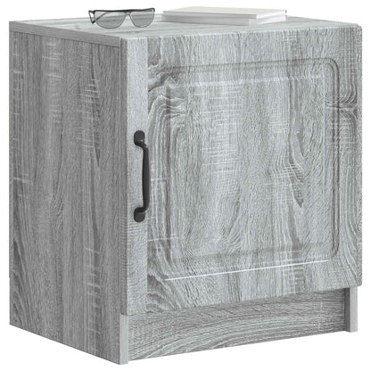Nachtkastje 2 pcs Grijs sonoma 43 x 34,5 x 47 cm Bewerkt hout