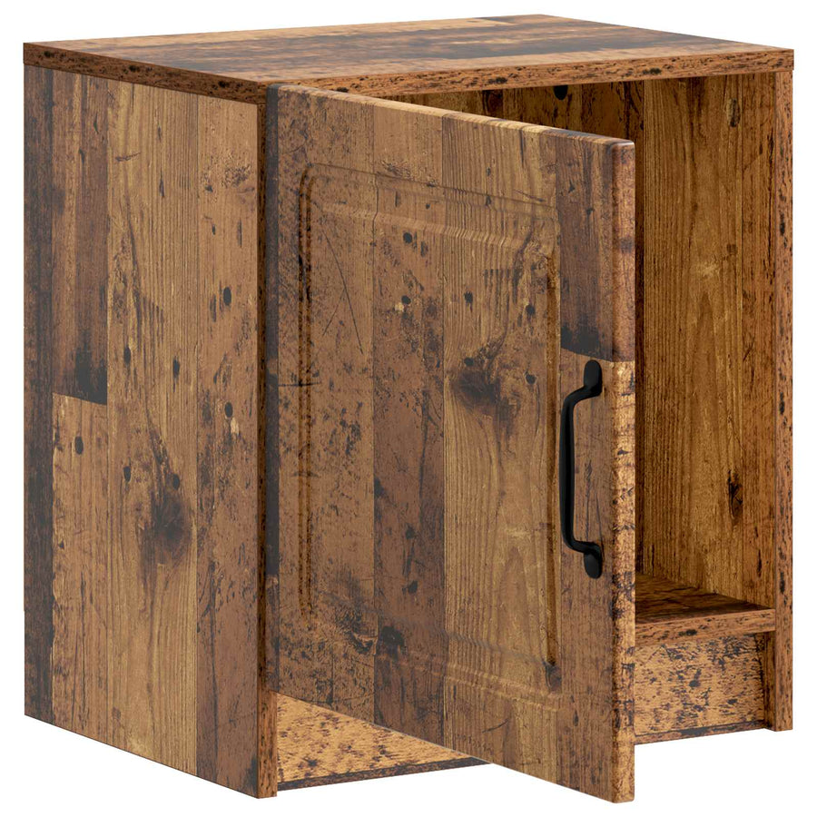 Nachtkastje Oud hout 43 x 34,5 x 47 cm Bewerkt hout