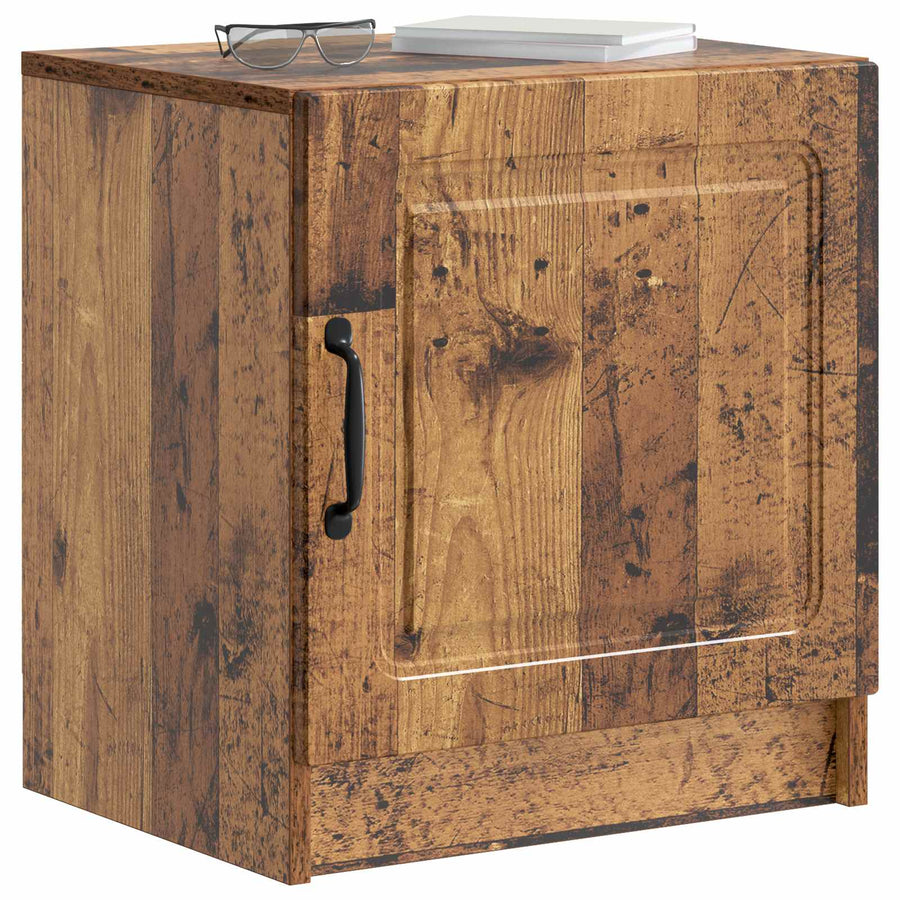 Nachtkastje Oud hout 43 x 34,5 x 47 cm Bewerkt hout