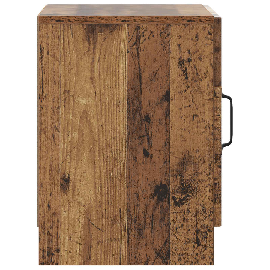 Nachtkastje 2 pcs Oud hout 43 x 34,5 x 47 cm Bewerkt hout