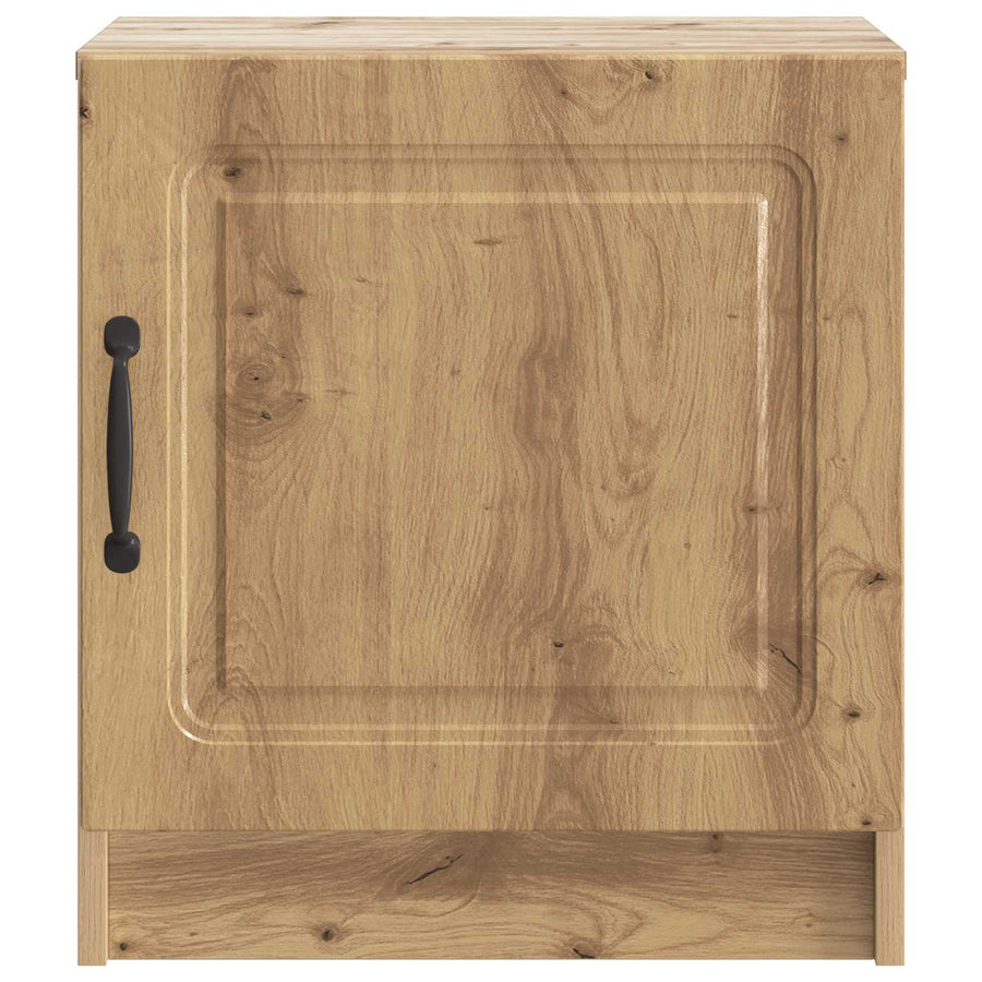 Nachtkastje Artisanaal eiken 43 x 34,5 x 47 cm Bewerkt hout