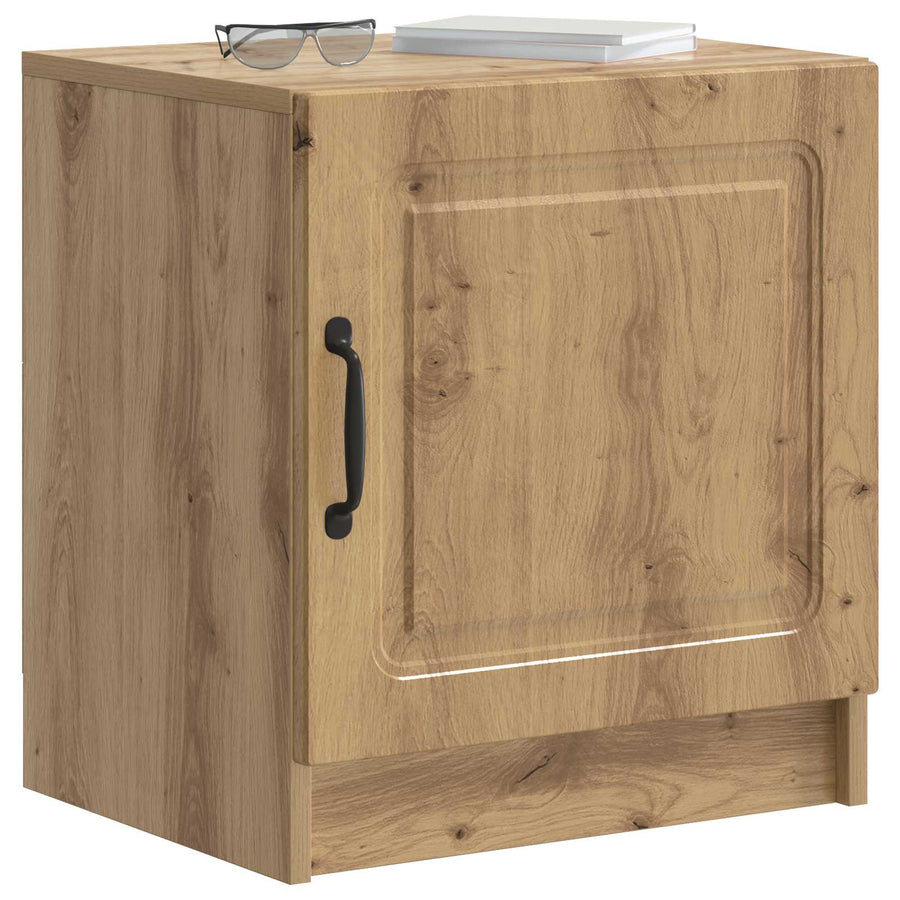 Nachtkastje Artisanaal eiken 43 x 34,5 x 47 cm Bewerkt hout