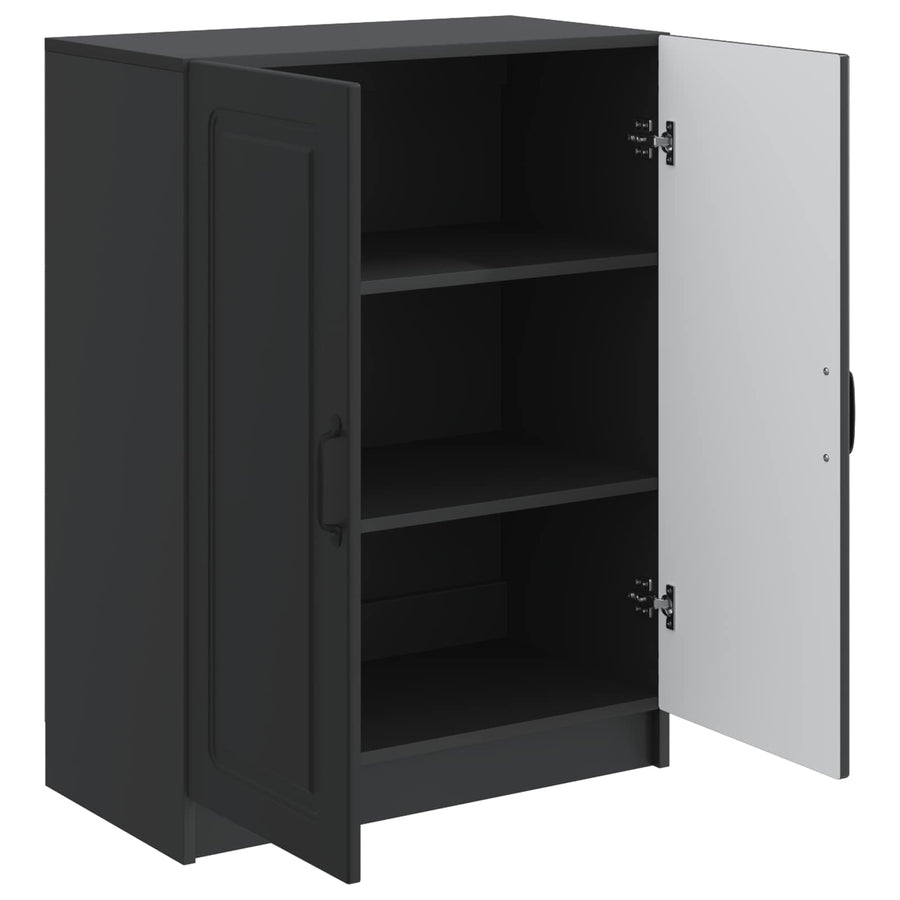 Dressoir Zwart 66 x 34,5 x 87 cm Bewerkt hout