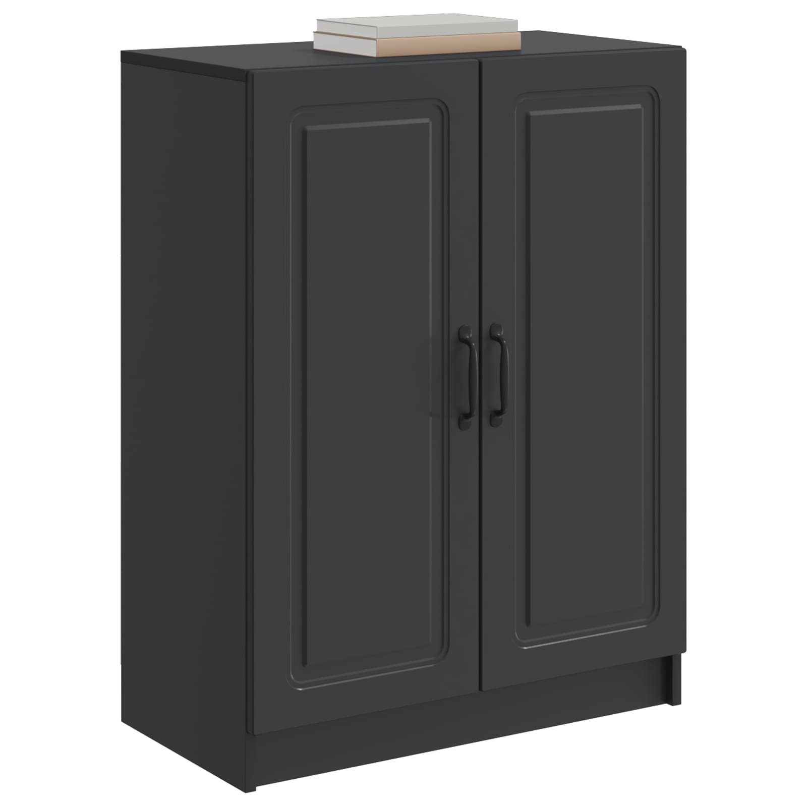 Dressoir Zwart 66 x 34,5 x 87 cm Bewerkt hout