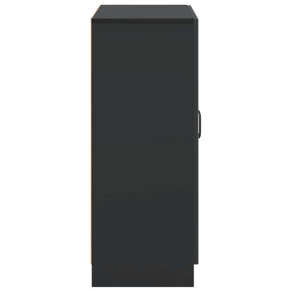 Dressoir Zwart 66 x 34,5 x 87 cm Bewerkt hout