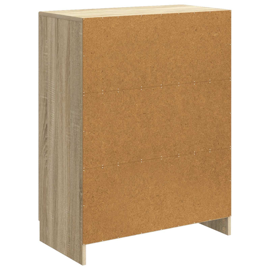 Dressoir Sonoma Eiken 66 x 34,5 x 87 cm Bewerkt hout