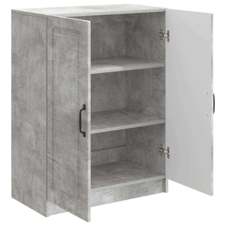 Dressoir Betongrijs 66 x 34,5 x 87 cm Bewerkt hout