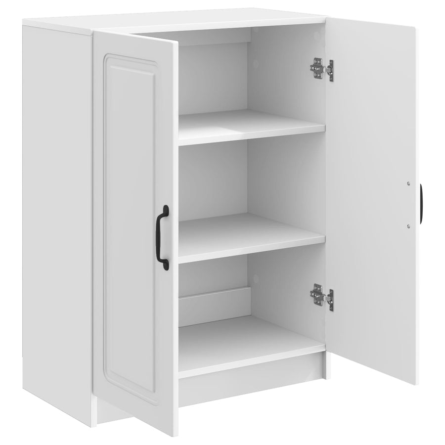 Dressoir Hoogglans Wit 66 x 34,5 x 87 cm Bewerkt hout