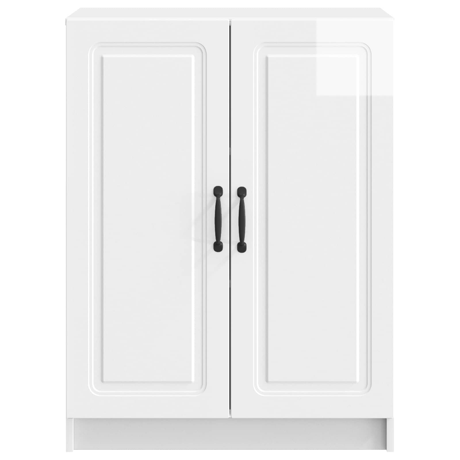 Dressoir Hoogglans Wit 66 x 34,5 x 87 cm Bewerkt hout