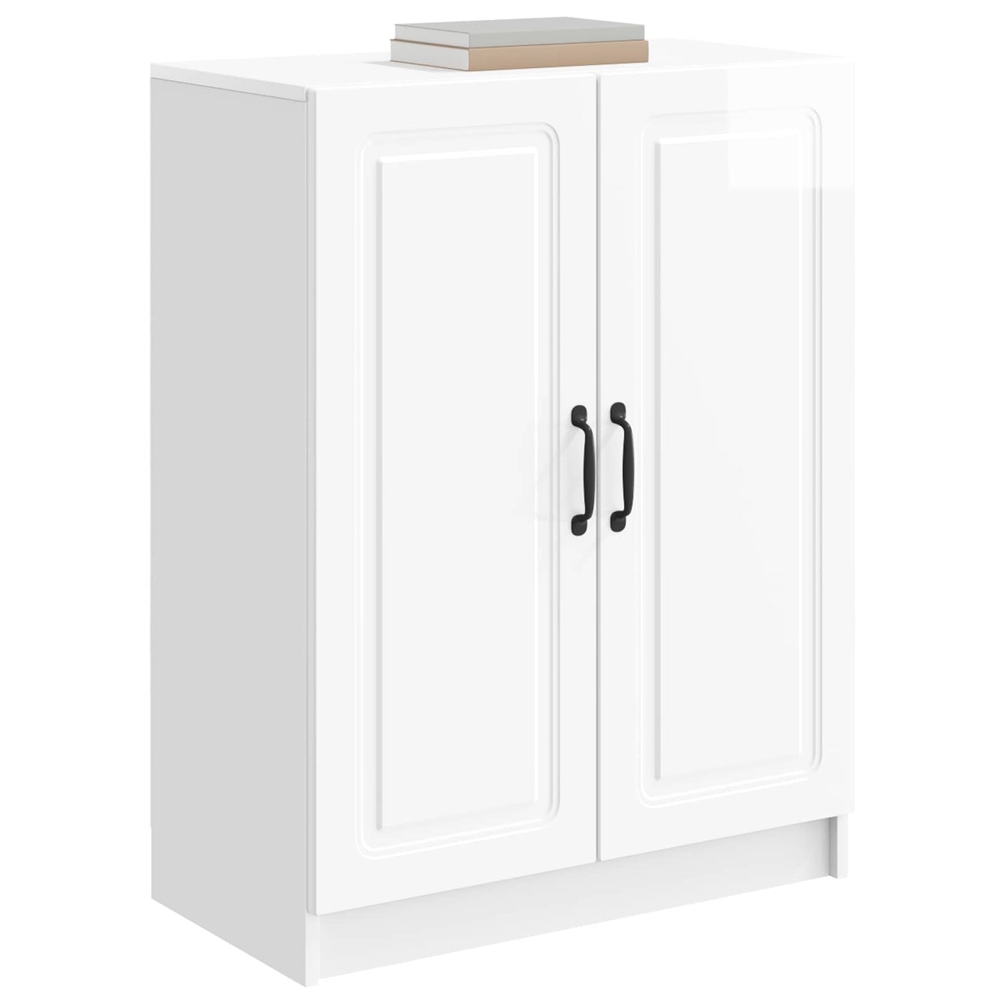 Dressoir Hoogglans Wit 66 x 34,5 x 87 cm Bewerkt hout