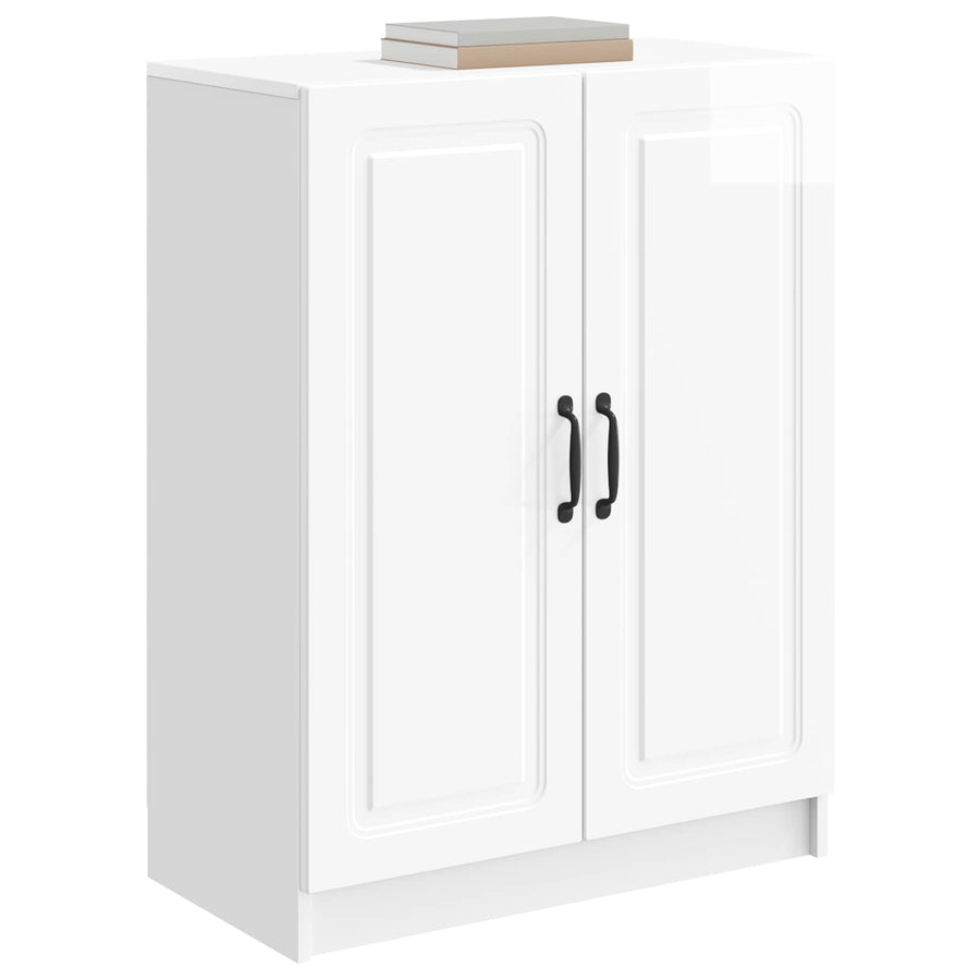 Dressoir Hoogglans Wit 66 x 34,5 x 87 cm Bewerkt hout