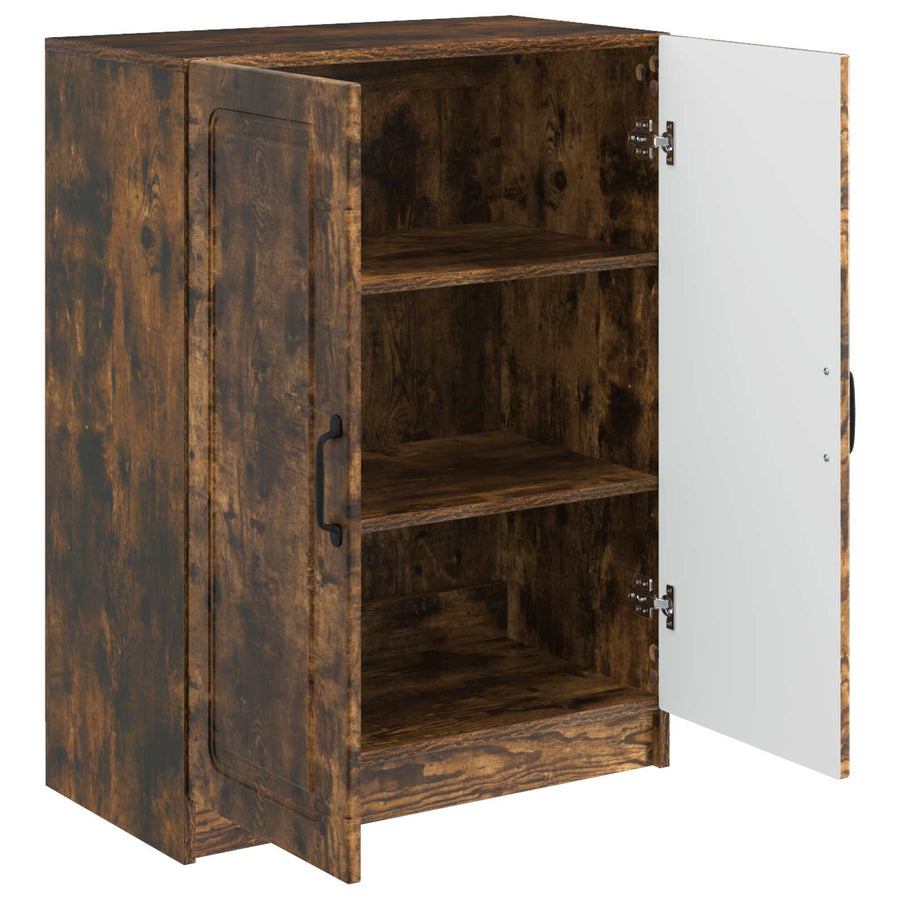 Dressoir Gerookt eiken 66 x 34,5 x 87 cm Bewerkt hout