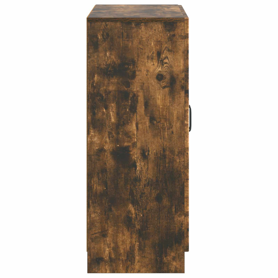 Dressoir Gerookt eiken 66 x 34,5 x 87 cm Bewerkt hout