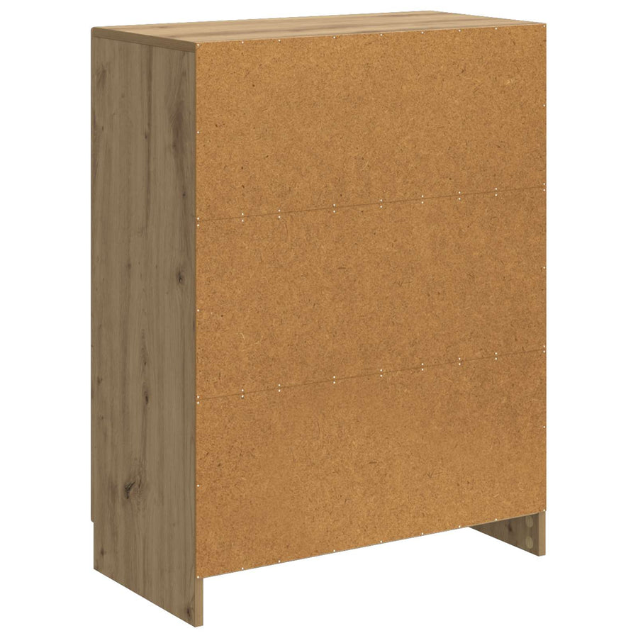 Dressoir Artisanaal eiken 66 x 34,5 x 87 cm Bewerkt hout
