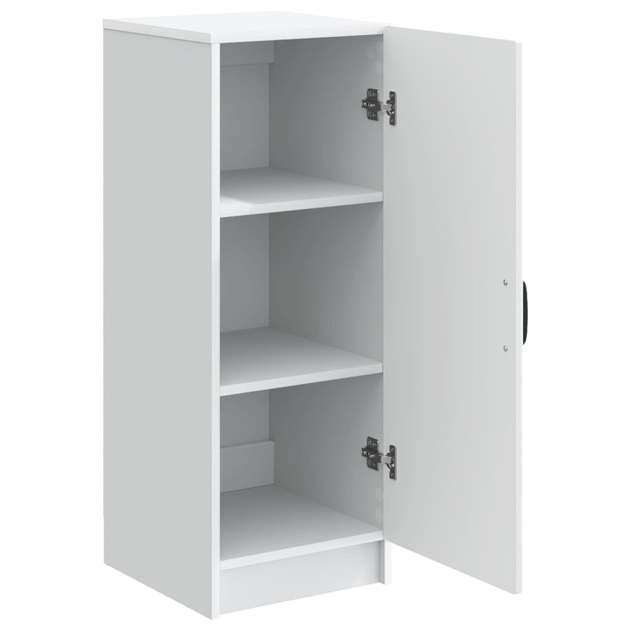 Dressoir Wit 33 x 34,5 x 87 cm Bewerkt hout