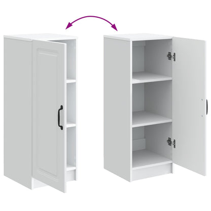 Dressoir Wit 33 x 34,5 x 87 cm Bewerkt hout
