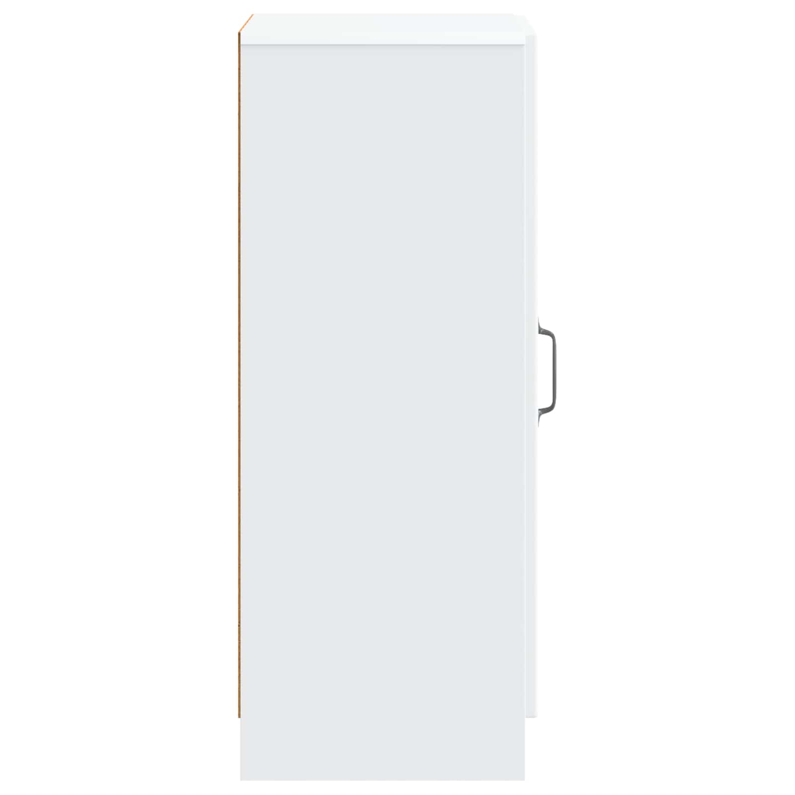 Dressoir Wit 33 x 34,5 x 87 cm Bewerkt hout