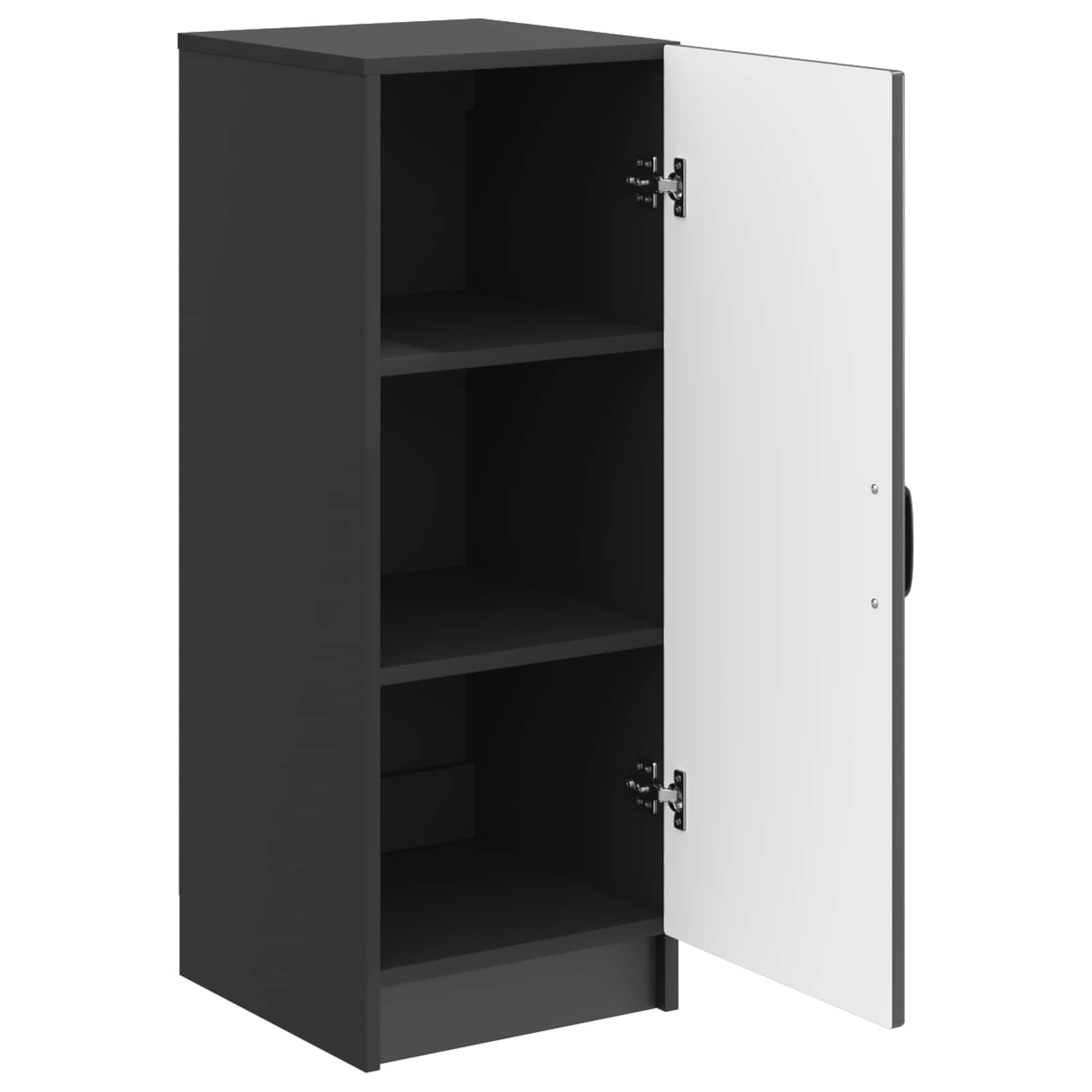 Dressoir Zwart 33 x 34,5 x 87 cm Bewerkt hout