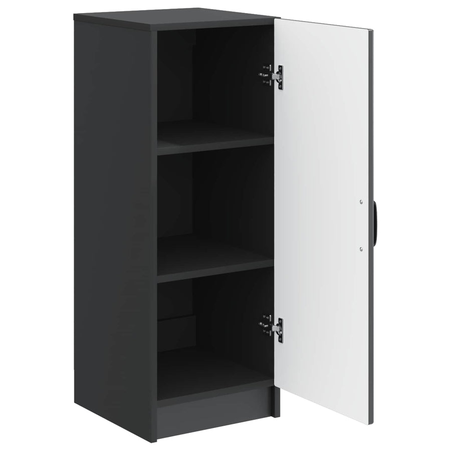 Dressoir Zwart 33 x 34,5 x 87 cm Bewerkt hout