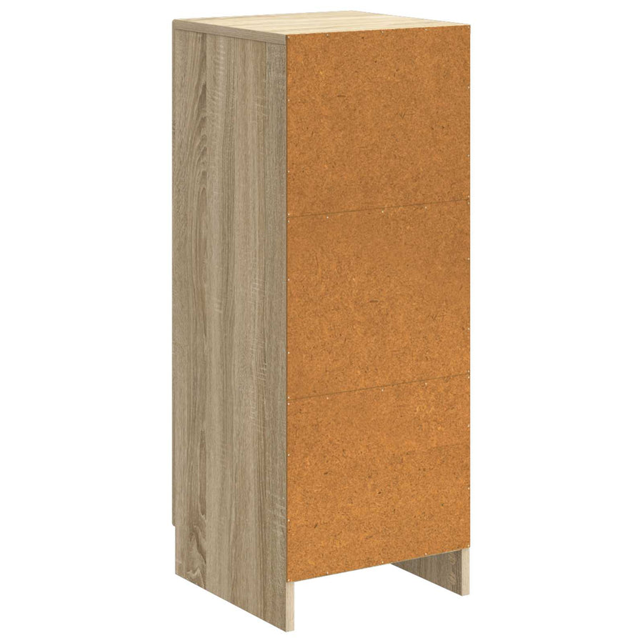 Dressoir Sonoma Eiken 33 x 34,5 x 87 cm Bewerkt hout