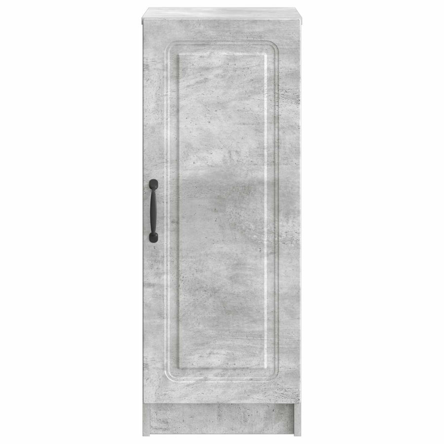 Dressoir Betongrijs 33 x 34,5 x 87 cm Bewerkt hout