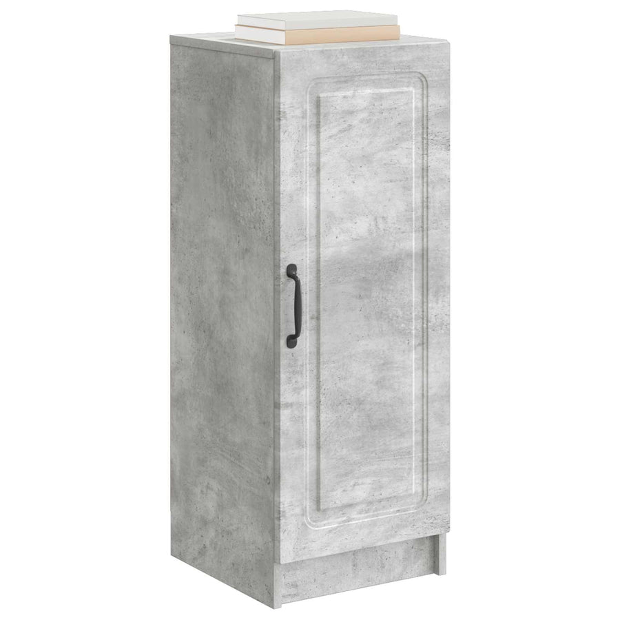 Dressoir Betongrijs 33 x 34,5 x 87 cm Bewerkt hout
