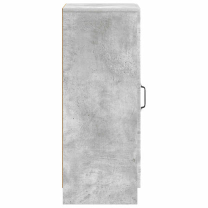 Dressoir Betongrijs 33 x 34,5 x 87 cm Bewerkt hout