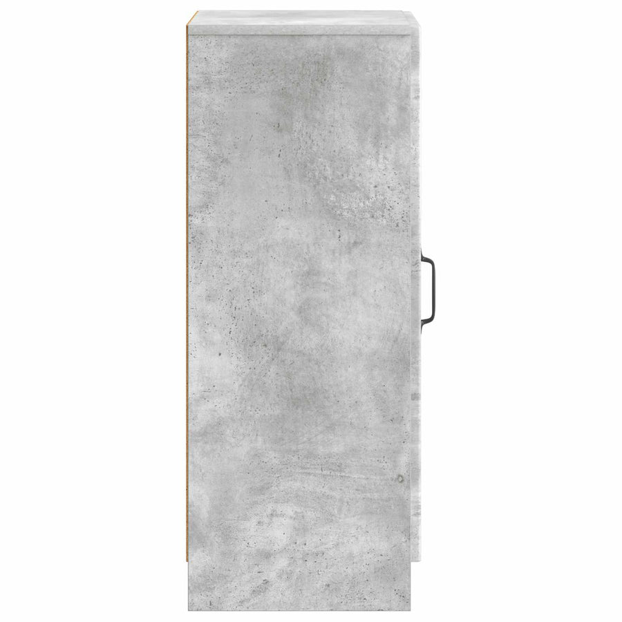 Dressoir Betongrijs 33 x 34,5 x 87 cm Bewerkt hout