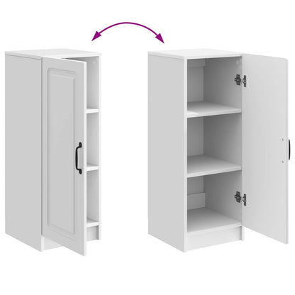 Dressoir Hoogglans Wit 33 x 34,5 x 87 cm Bewerkt hout