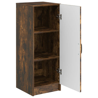 Dressoir Gerookt eiken 33 x 34,5 x 87 cm Bewerkt hout