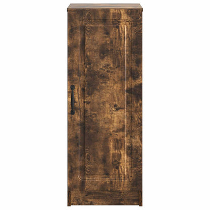 Dressoir Gerookt eiken 33 x 34,5 x 87 cm Bewerkt hout