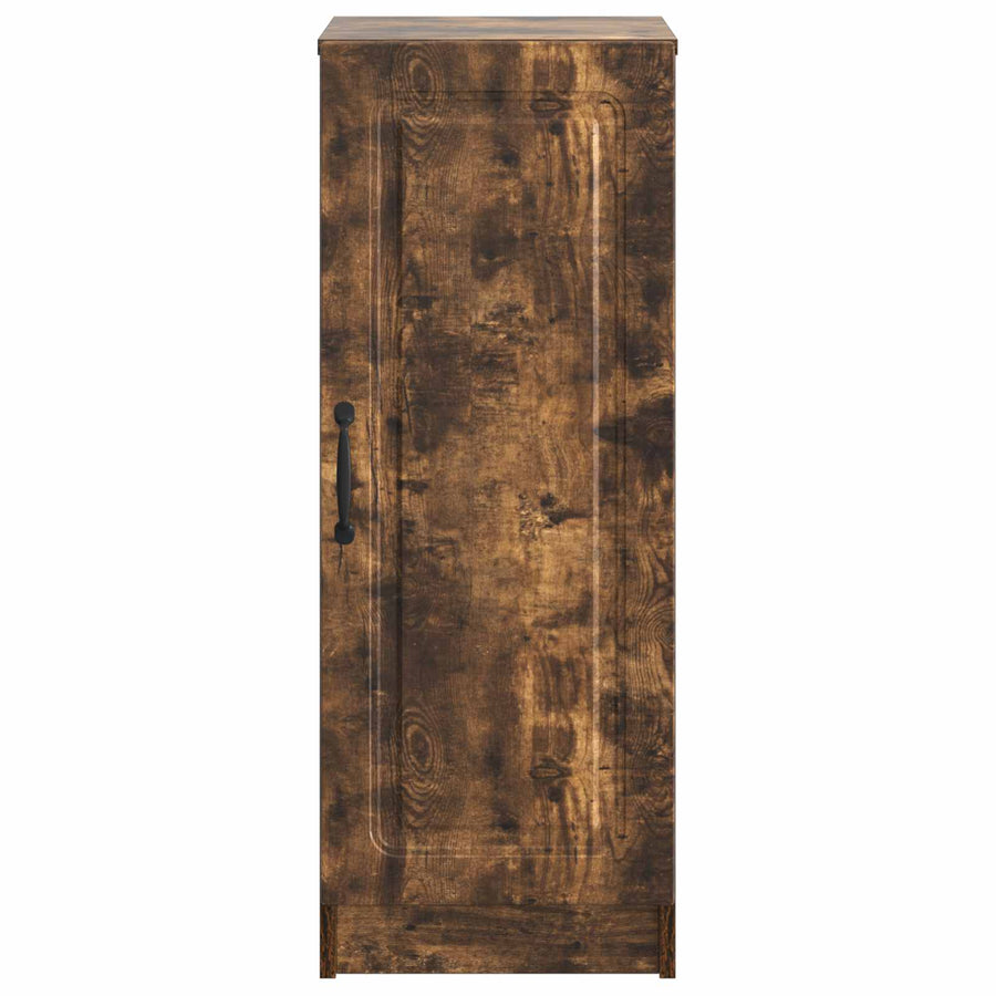 Dressoir Gerookt eiken 33 x 34,5 x 87 cm Bewerkt hout