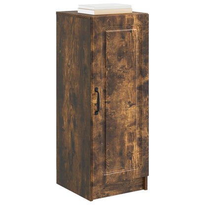 Dressoir Gerookt eiken 33 x 34,5 x 87 cm Bewerkt hout