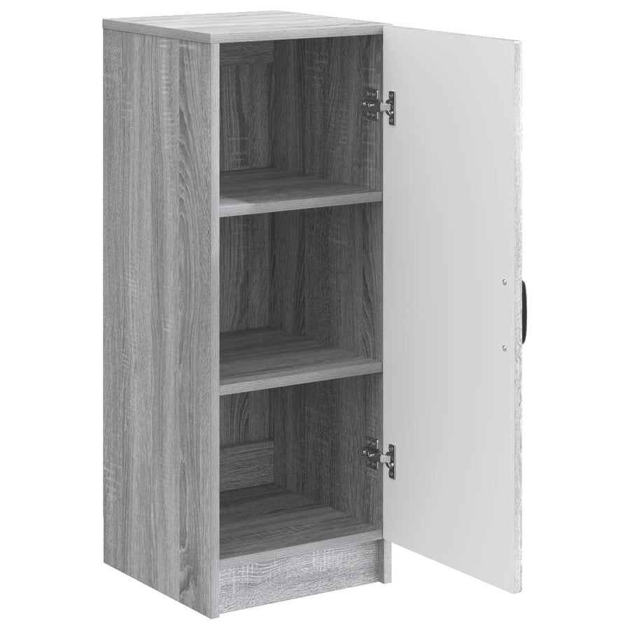 Dressoir Grijs sonoma 33 x 34,5 x 87 cm Bewerkt hout