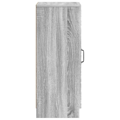 Dressoir Grijs sonoma 33 x 34,5 x 87 cm Bewerkt hout
