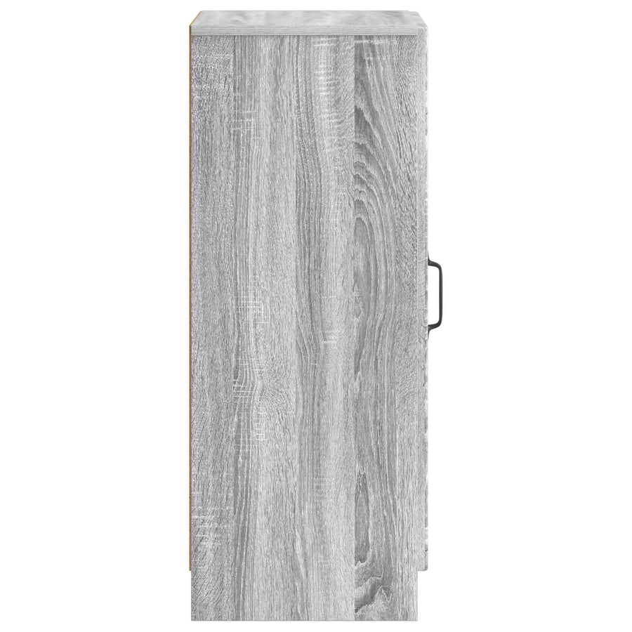 Dressoir Grijs sonoma 33 x 34,5 x 87 cm Bewerkt hout