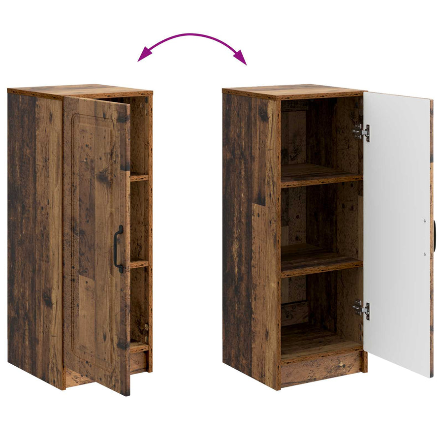 Dressoir Oud hout 33 x 34,5 x 87 cm Bewerkt hout